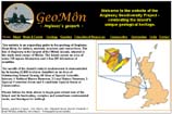 The front page of the Anglesey Geopark website