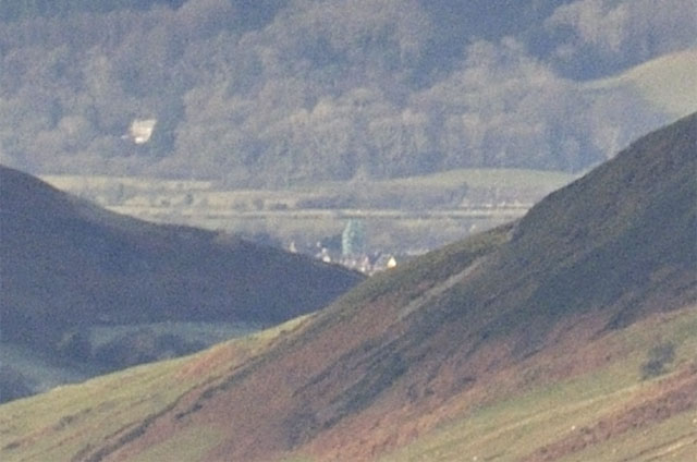 machynlleth from top of pass