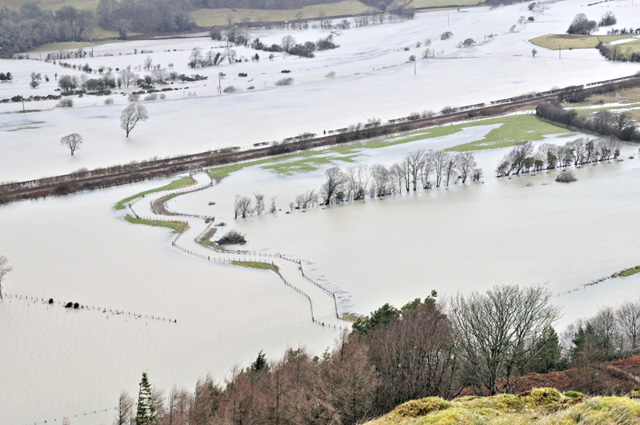 Flooding, Dyfi Valley, Feb 6th 2011