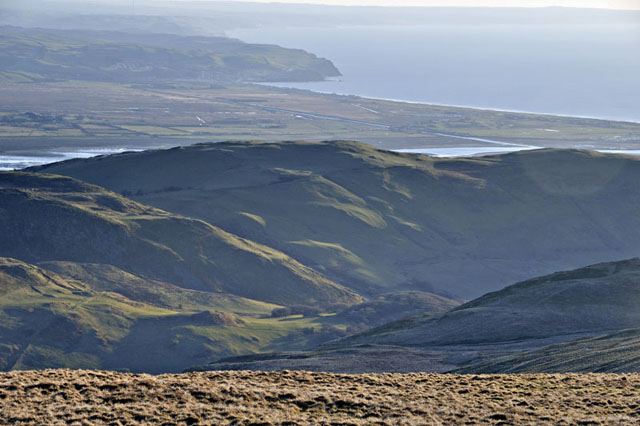 Borth Bog from Trum Gelli