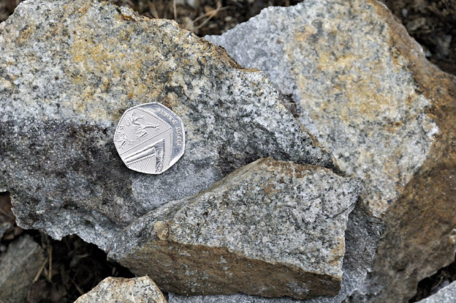 less-altered greenstone, Mawddach Valley