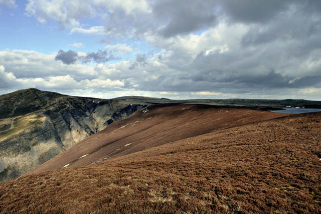 Moel Fadian and Glaslyn from Foel Esgair-y-llyn