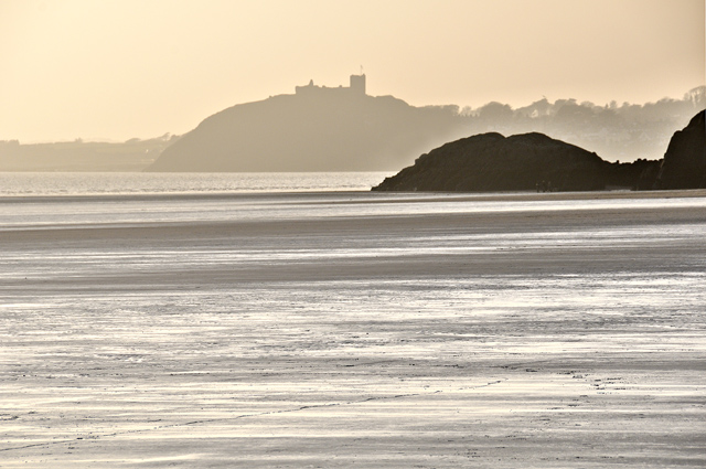 Criccieth from Black Rock Sands