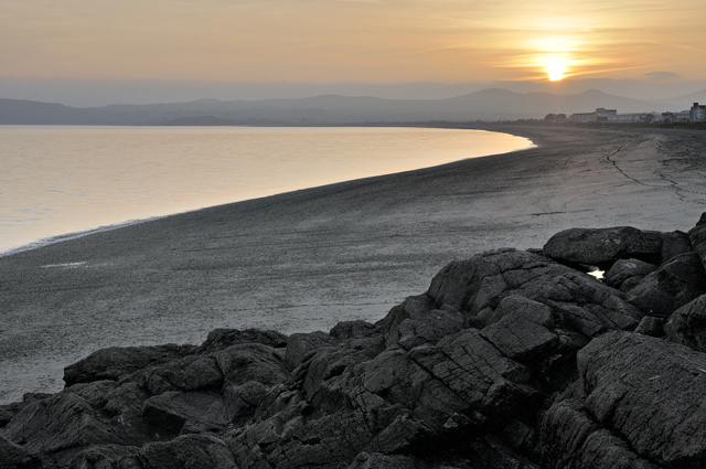 Sunset from Gimlet Rock, Pwllheli