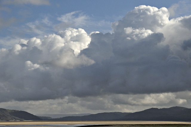 Convection over Dyfi Estuary