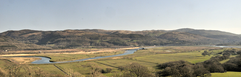 Cambrian Mountains and Dyfi Estuary, March 2020