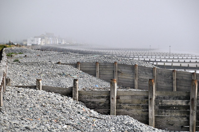 incoming sea-fog, Borth