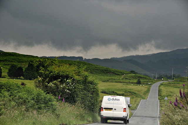 approaching storm near Forge