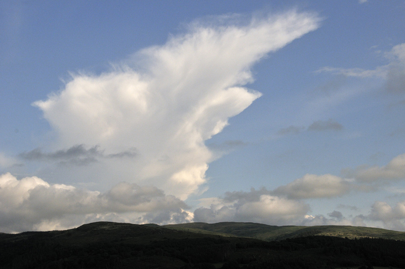 Anvil of storm 40km away