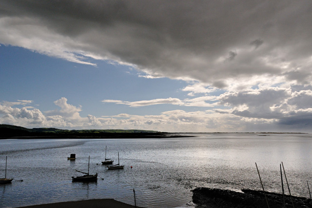 The storm clears - Frongoch Boatyard