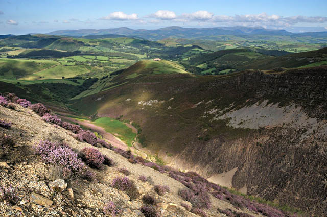 View north from the upper slopes of the Ravine