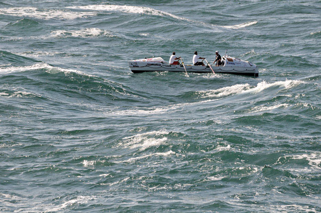 Three Peaks row - Bardsey Sound