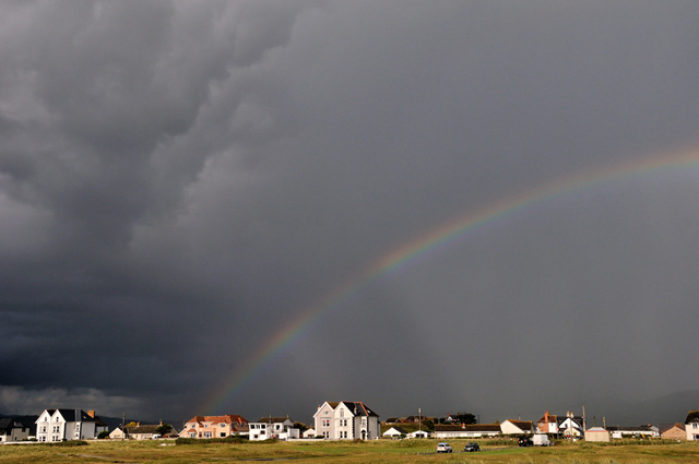 Rainbow over Ynyslas