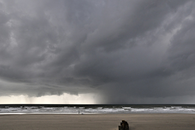 storm off Borth