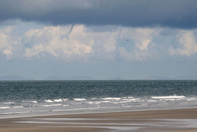 Funnel-clouds over Cardigan Bay, September 4th 2011