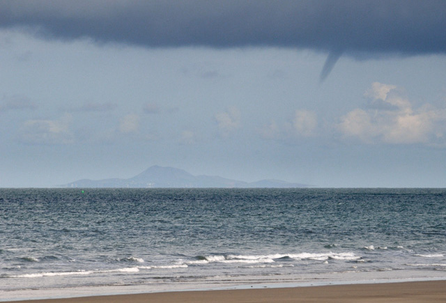 Waterspout over Cardigan Bay