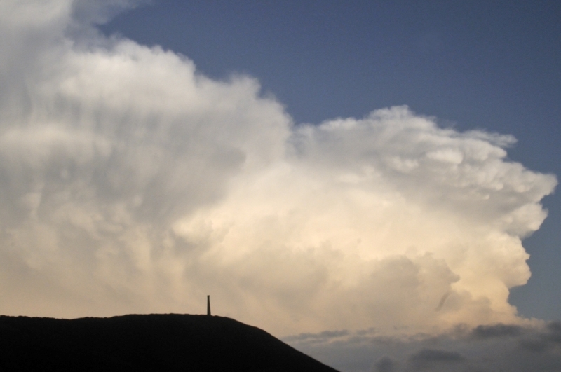 Storm from
                Tan y Bwlch Beach