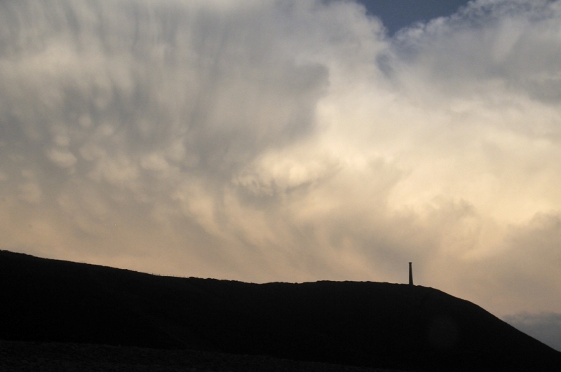 Storm from
                Tan y Bwlch Beach