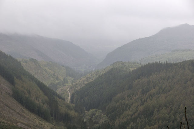 Cadair Idris from Moel Hafod-owen, October 2011