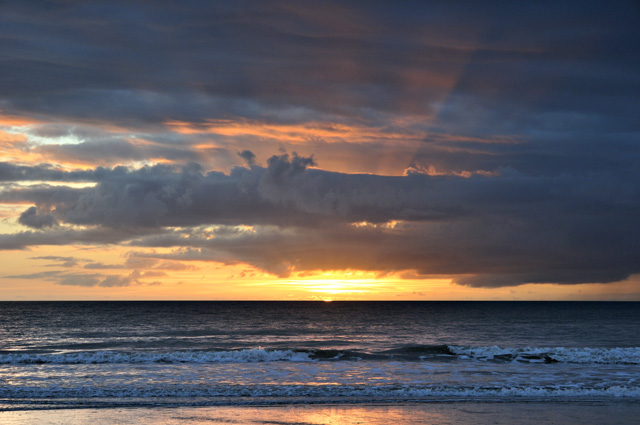sunset, tywyn