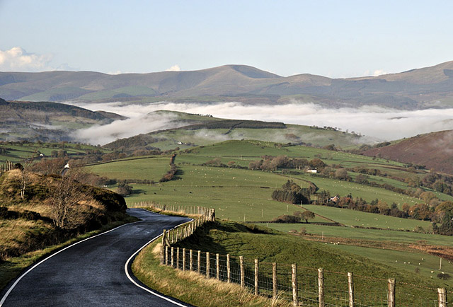 Fog in the Dyfi Valley