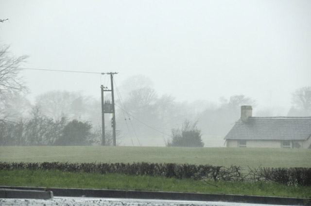 Squall-line arrives