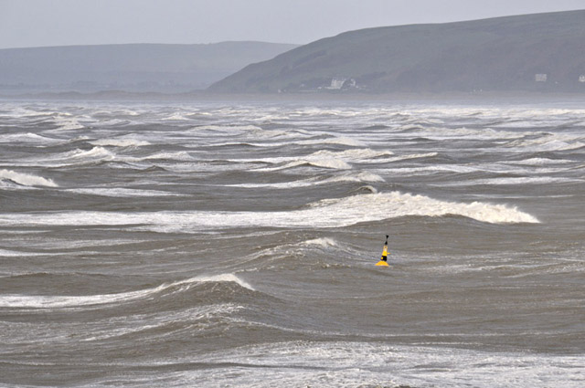 Big seas at Borth