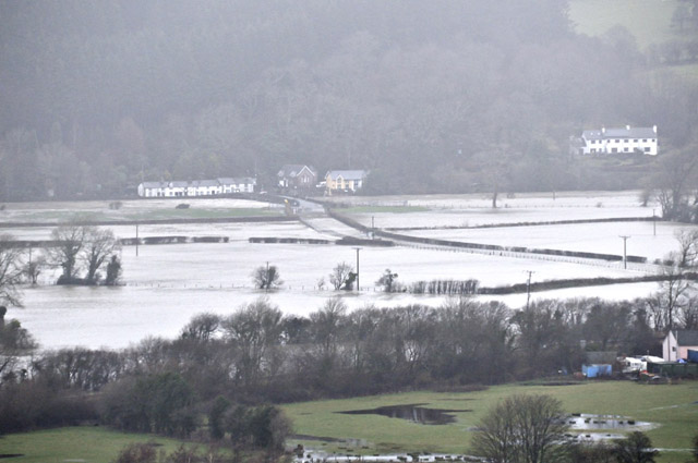 Dyfi floods, New Years' Eve, 2012