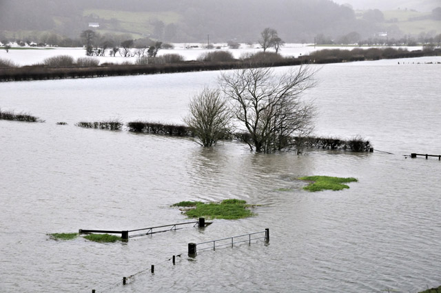Dyfi floods, New Years' Eve, 2012