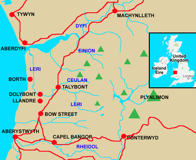Map of the affected area