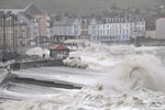 Aberystwyth Prom during the great storm of 6th January 2014