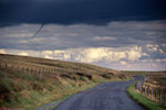 Funnel-cloud over the Machynlleth-Llanidloes mountain road