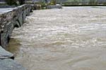 Flooding at Dyfi Bridge
