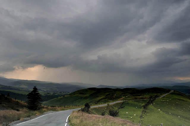 Thunderstorms over Dyfi Valley