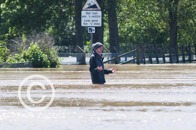 flooding in Aberystwyth