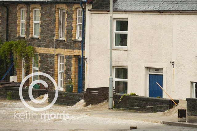 Talybont floods (Keith Morris)