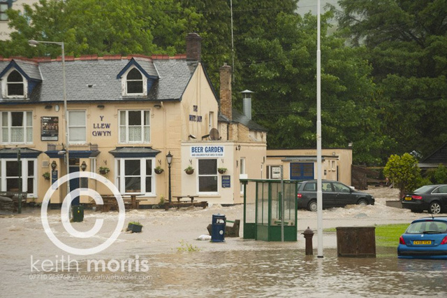 Talybont floods (Keith Morris)