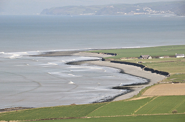 The Cardigan Bay coast near Llanon