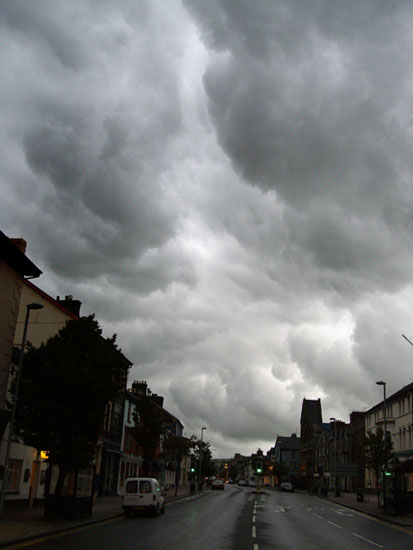 Mammatus over Machynlleth