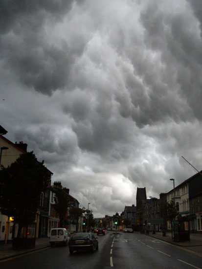 Mammatus over Machynlleth