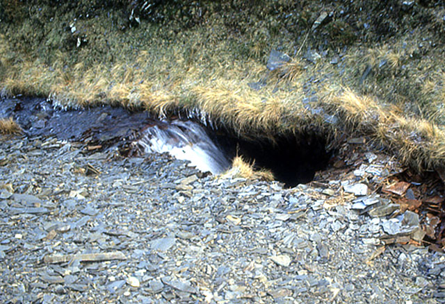 Nant Bwlchgwyn swallowed by the mine!