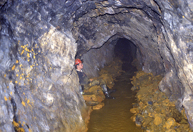 No. 6 Adit, looking out towards entrance