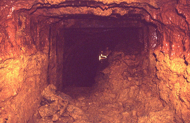 Inside the No.9 Adit at Cwmrheidol