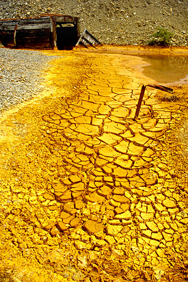 Ochre outside No.9 Adit, July 1992