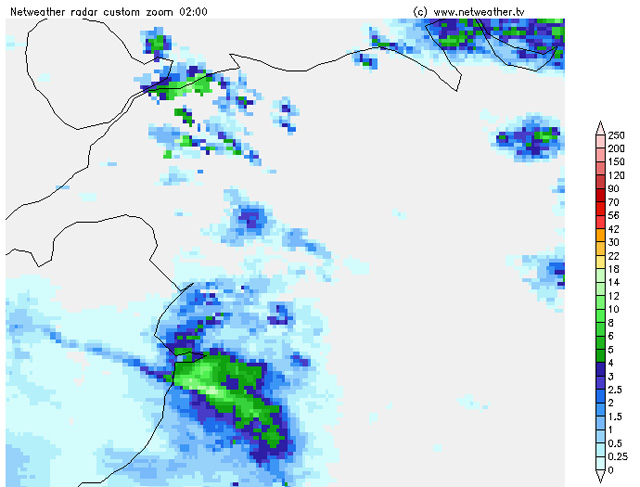 Radar 9th June 0200