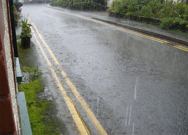 my street in Machynlleth