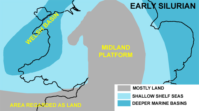 Geography of early-Silurian Wales