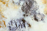 Tetrahedrite (with up to 18wt% Ag) and galena from the historically silver-rich Darren Mine, Central Wales.