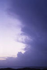 Severe weather photography: cumulonimbus off Tywyn, Gwynedd, January 2003. 