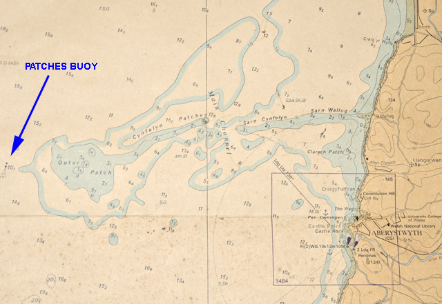 Marine chart, Cardigan Bay